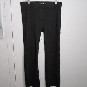Betabrand Pants Women Extra Large Petite Bootcut Ponte Stretchy Pull On Charcoal